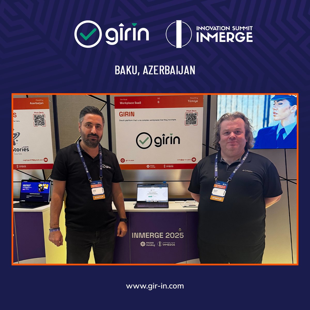 Girin_App's tweet photo. Ziyaretleri için BEAM Teknoloji CEO’su Sayın Mehmet Çakır ’a teşekkür ederiz.
.
.

👉 @inmerge_az  #INMerge2025 #InnovationSummit https://t.co/BlDLsqKkNS