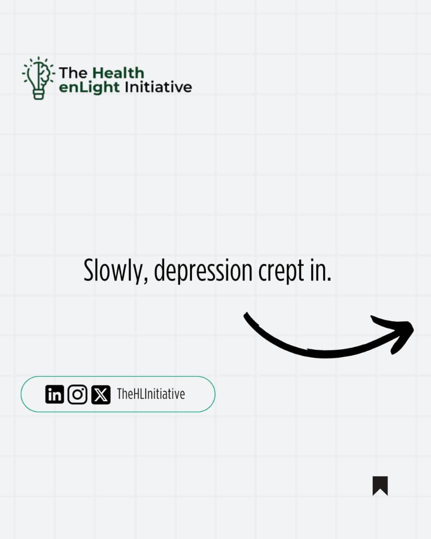 TheHLInitiative's tweet photo. Depression is real, and it looks different for everyone.
Behind the smiles, someone may be fighting silent battles.
Understanding depression is the first step to helping.
#HealthenLight #TheHLInitiative #Depression #Understandingdepression https://t.co/rU5TzKFf8I
