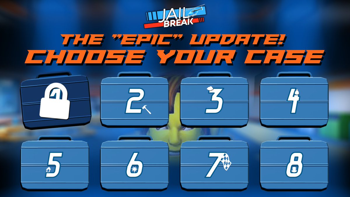 badimo's tweet image. This week, YOU choose what to announce!
โ
 Vote in polls. 
โ๏ธ Reply with a case-request for the next poll. 
๐ Once a poll closes, we reveal what's inside!
๐ Unlock every case to unlock Case 1.
#Roblox #Jailbreak
The first poll is live now. Vote below! ๐