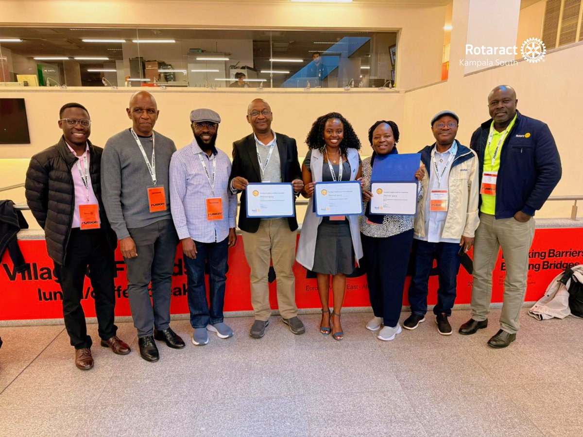Rotaract isn’t just local. It’s global.

Our own <a href="/kabderrick/">Derek Kabuye</a> just proved it by showing up strong at the Rotary Fusion Summit in Belgium 🇧🇪 last week bringing together passionate Rotarians &amp; Rotaractors from across Europe, the Middle East, and Africa, creating space for;