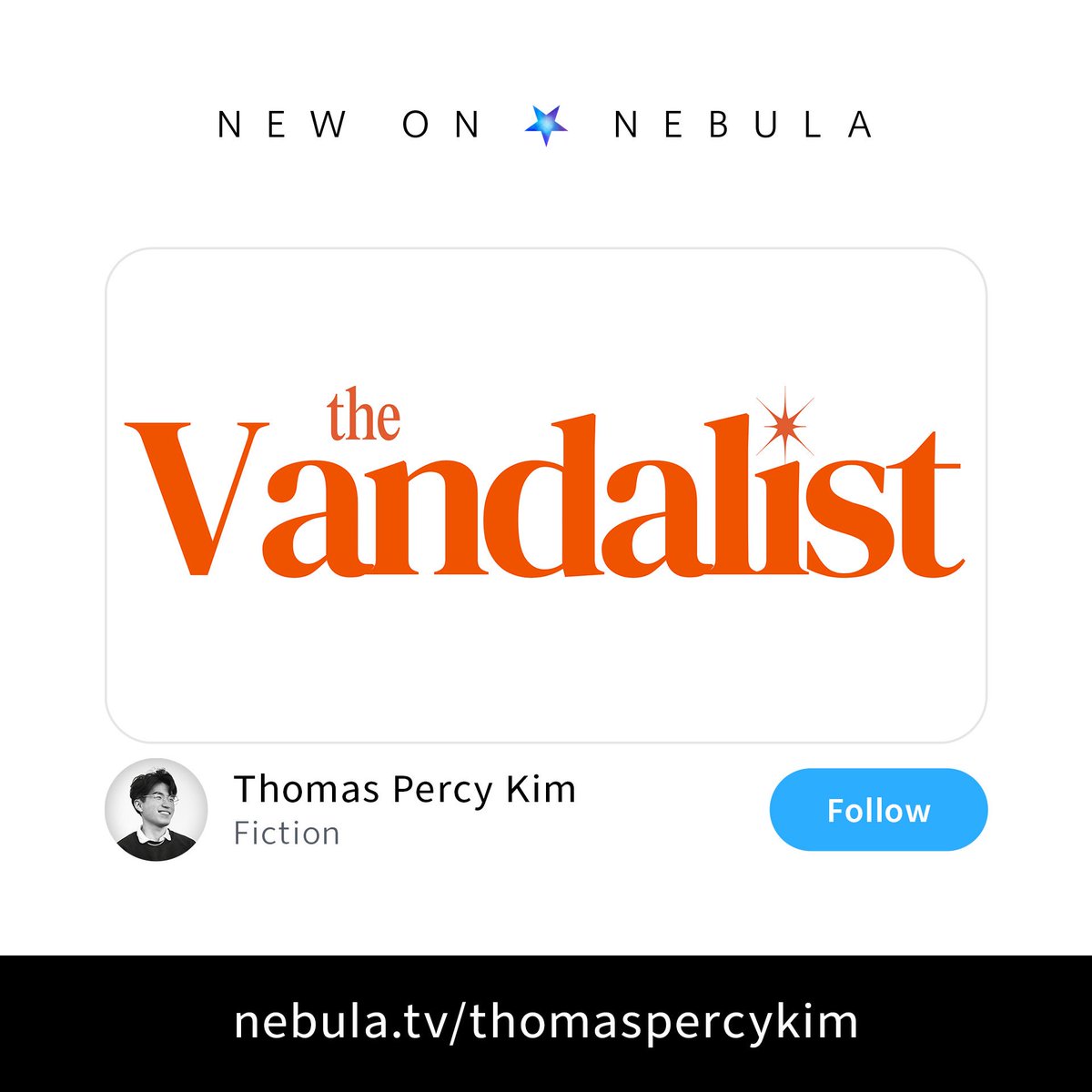 Catch writer/director Thomas Percy Kim now on Nebula