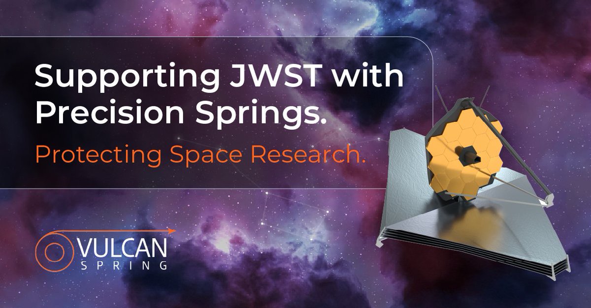 VulcanSpring's tweet image. Whether you’re designing satellites, solar arrays, or planetary rovers and landers, our team is ready to support your custom spring needs from concept to launch.

Contact us hubs.ly/Q03Lnm280

#AerospaceEngineering #SpaceTech #Springs #JamesWebb #SpaceSystems