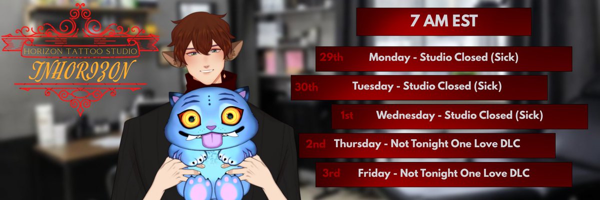 Schedule for the end of September and start of October.

#Vtuber #VtuberEN