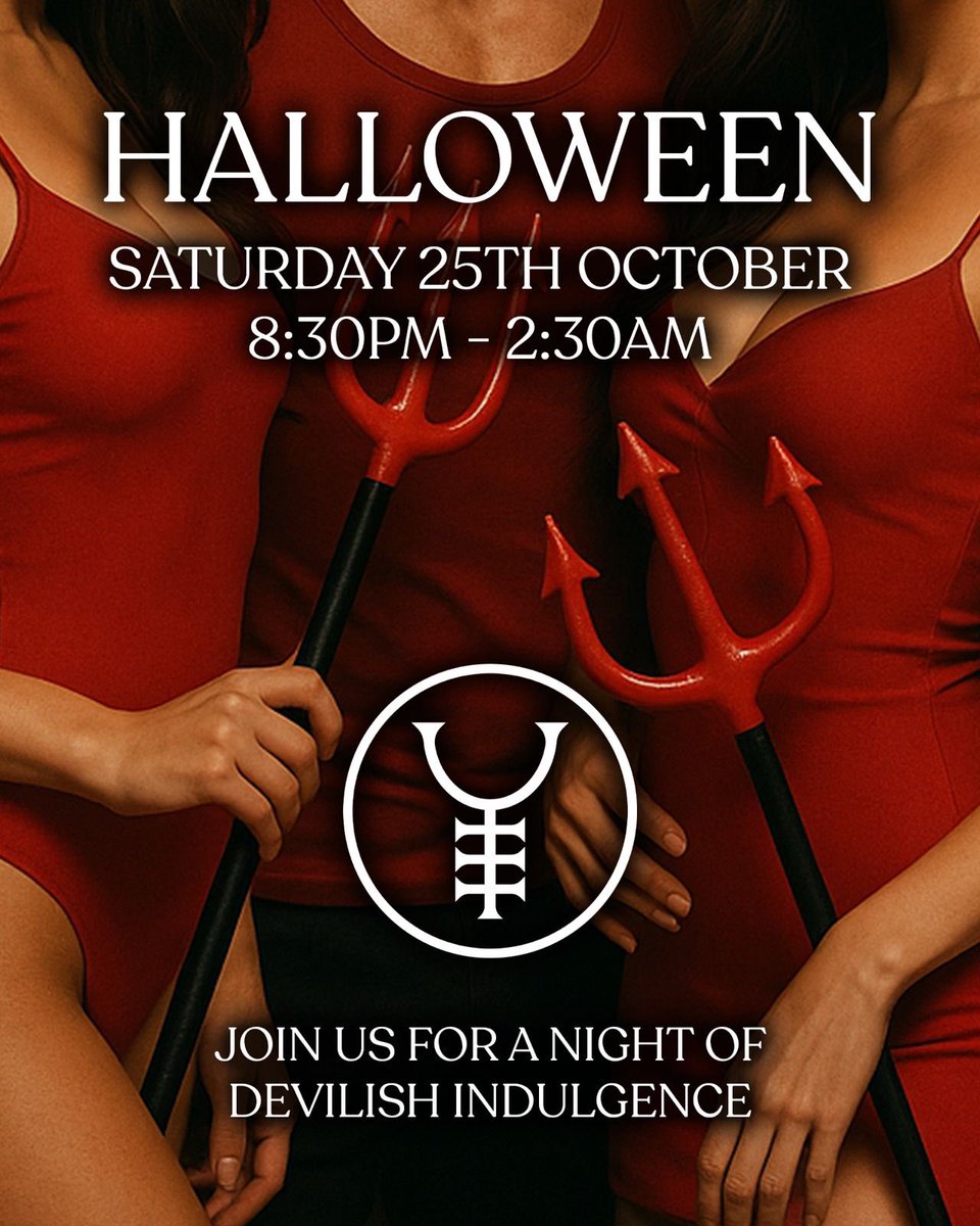 🎃 HALLOWEEN at Club Alchemy
📅 Saturday 25th October
🕒 8:30PM – 2:30AM

Step into your desires this Halloween as we summon a night of seductive mystery and devilish indulgence …

👠 Ladies: Dress scandalous &amp; ready to be devoured …
🎭 Gents: Unleash your alter ego …!