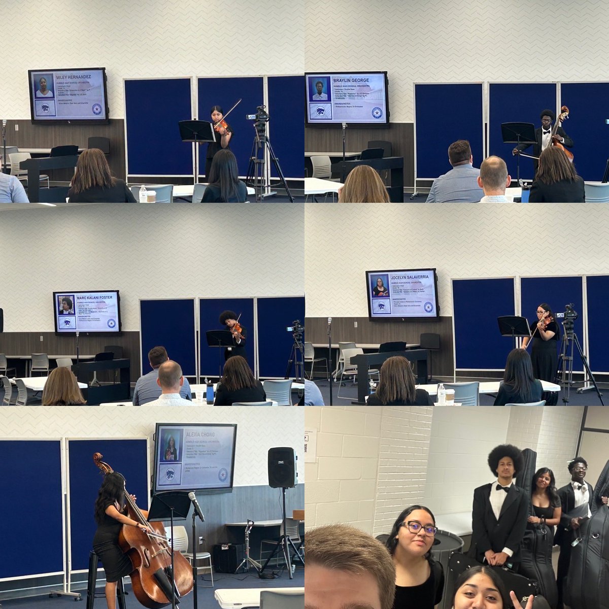 Great job Miley, Braylen, Kalani, Joc, and Alexia! Today they performed for the Houston Collegiate Showcase. Showcasing their skills for colleges in attendance!