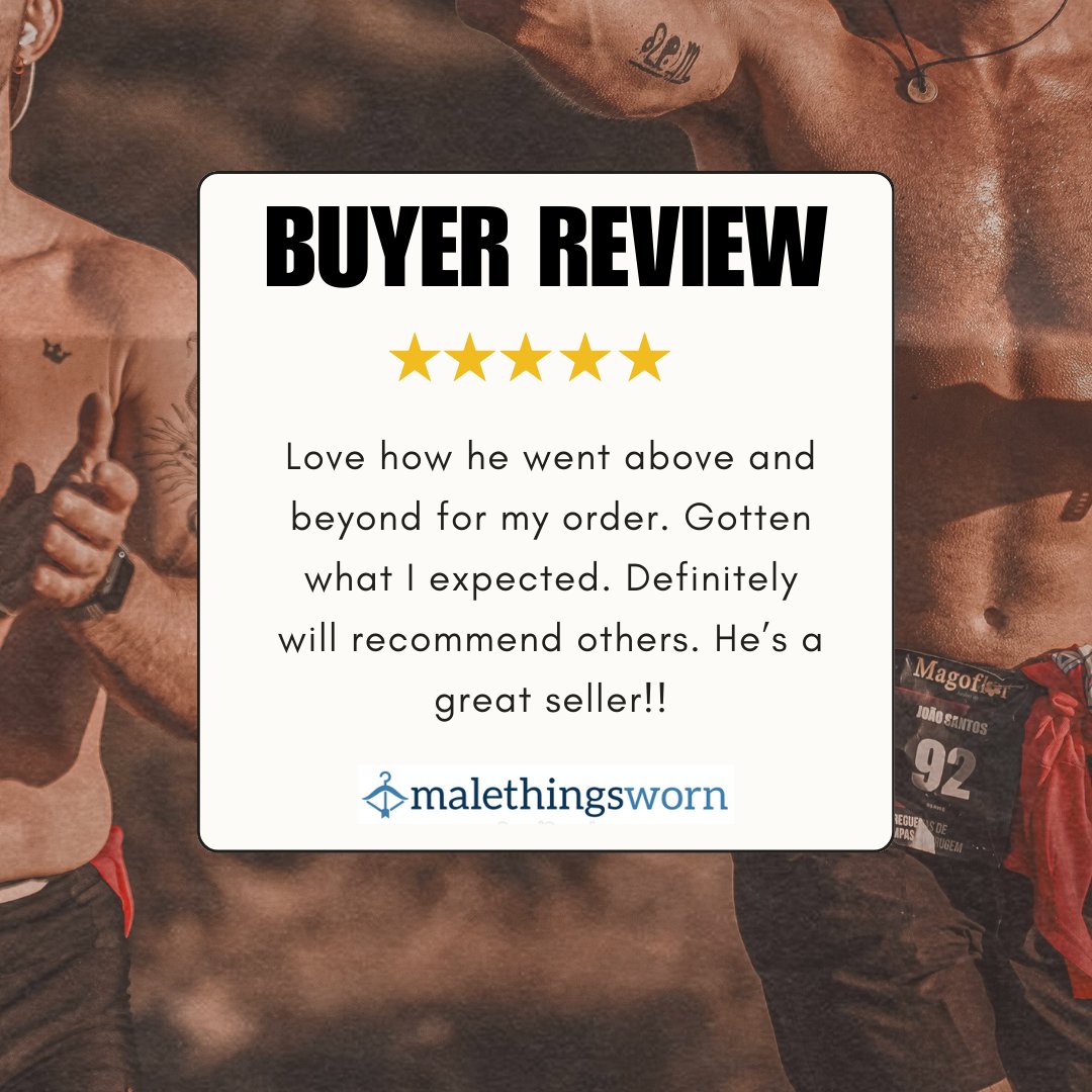 Meeting expectations is great. Exceeding them? That’s how you build a name buyers remember.

#malethingsworn #sidehustle #wornitems #sidehustleideas