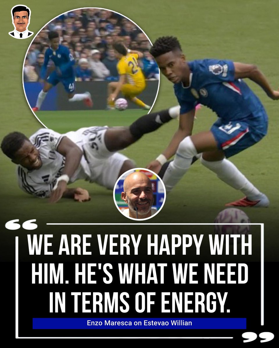 Enzo Maresca talking about Estevao Willian.