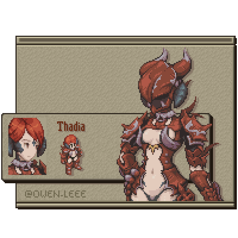 Commission: <a href="/Luminouseldrazi/">Lumin</a>'s WoL Thadia! 🤘

#FFXIV #FFXIVART #FFTactics