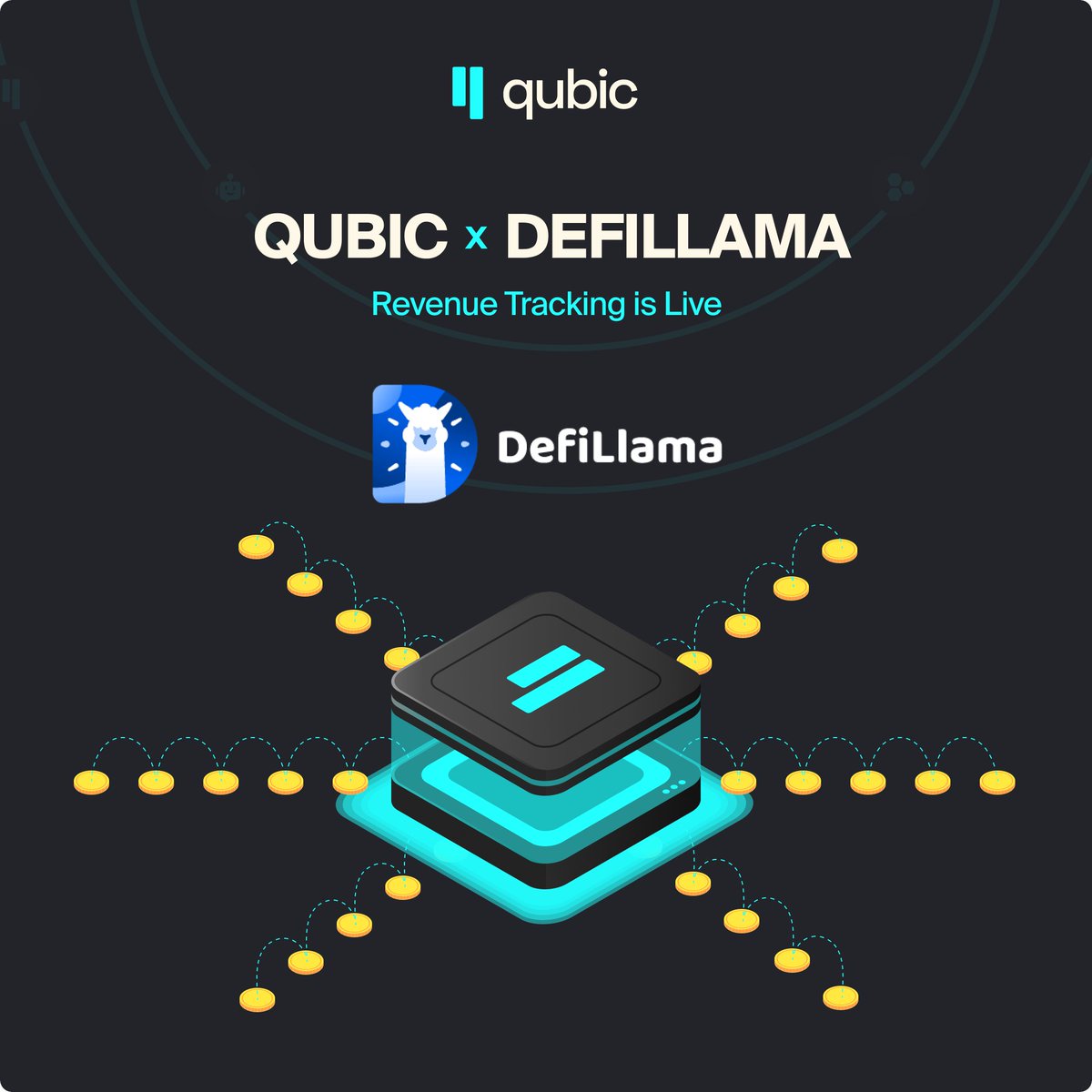 _Qubic_'s tweet photo. Qubic protocol revenue is now being tracked by @DefiLlama

While the data is still populating, we are very happy to show that our Useful Proof of Work mining algo brings real-world value.

More to come! https://t.co/LFJLVOTjOe