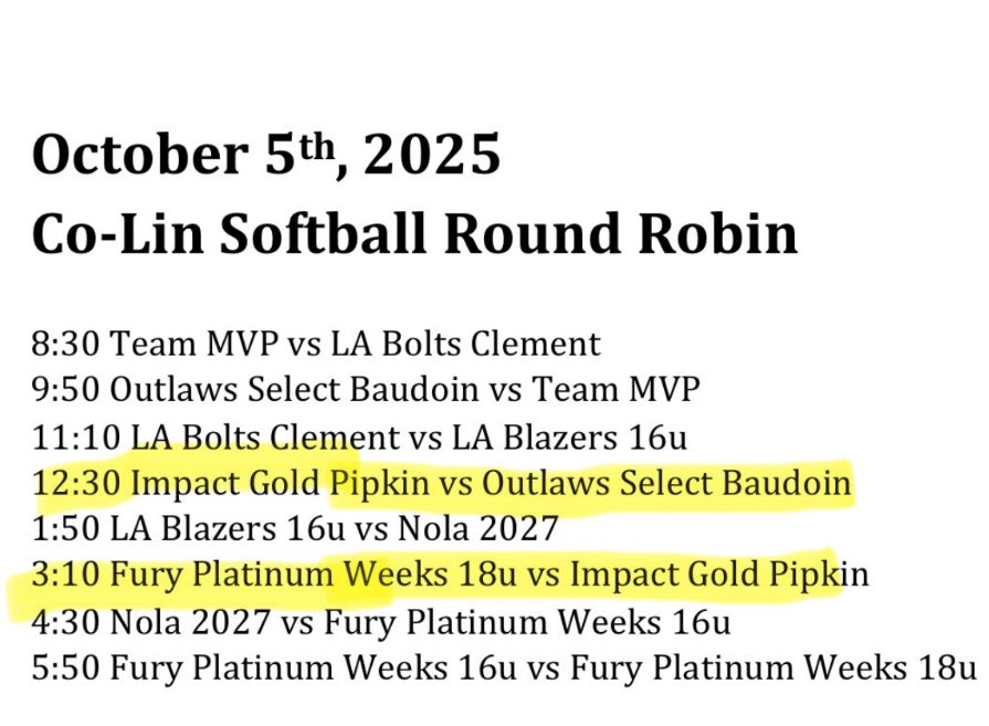 We are back in action this Sunday in Wesson, MS <a href="/CoLinSoftball/">Co-Lin Softball</a> !!