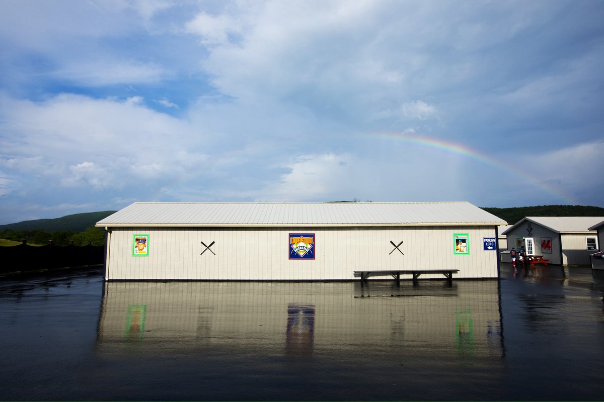 dreamsparkbb's tweet image. Where Dreams Come True ⚾️ #cooperstown #baseball #dreamspark #rainbow