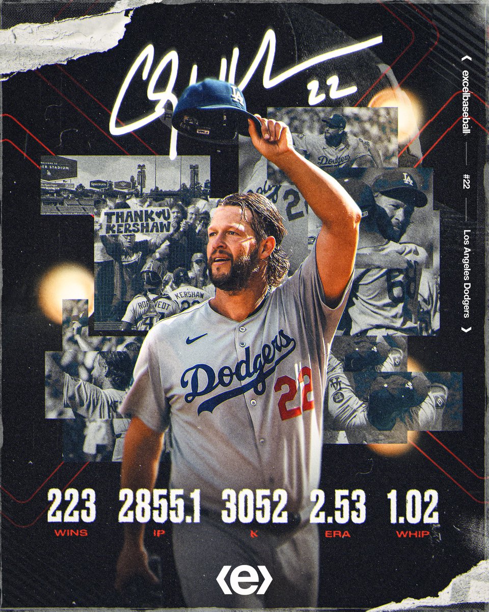 excel baseball (@excel_baseball) on Twitter photo One final regular season start β a fitting close to an all-time career. 
Congrats, <a href="/ClaytonKersh22/">Clayton Kershaw</a> π One final regular season start β a fitting close to an all-time career. 
Congrats, <a href="/ClaytonKersh22/">Clayton Kershaw</a> π