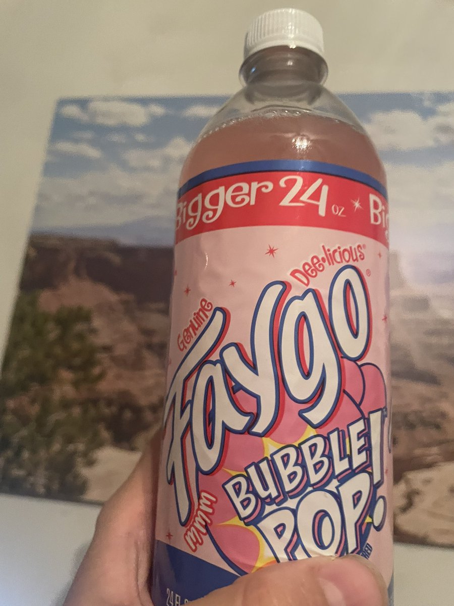 This beverage tastes exactly like the bubblegum flavored medicine i had as a child