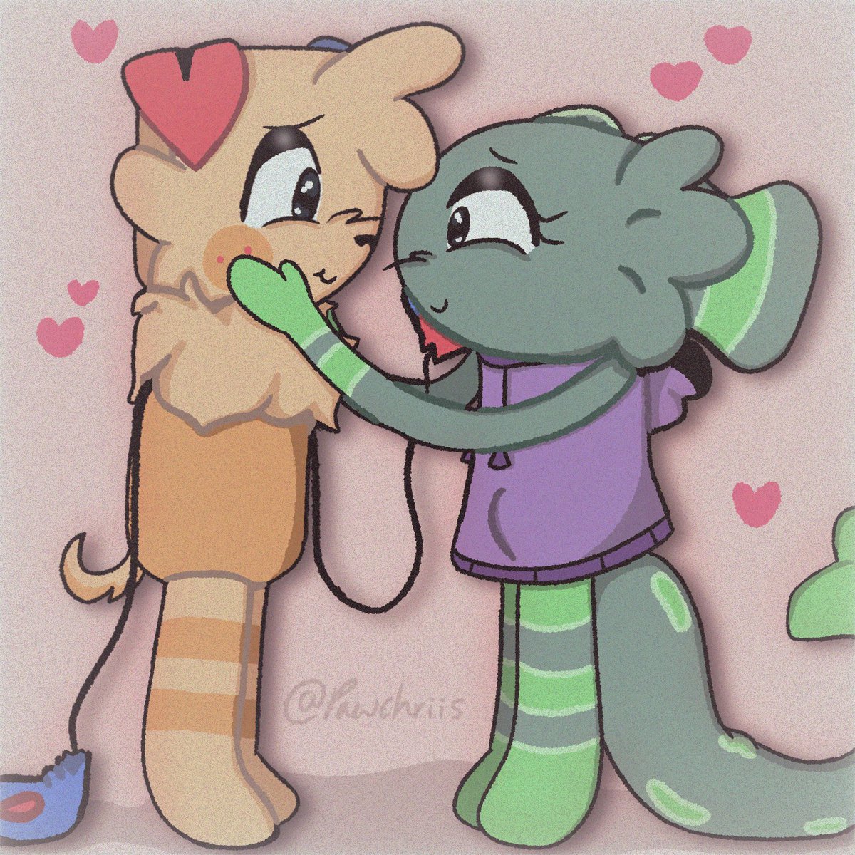 PUPGR0WL's tweet image. Vintage love 💕

Happy (late) 5 month anniversary to these sillies!! 

#yumetwt #riakotwt #cuddlefish