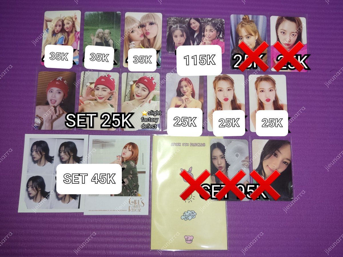 jieunarra's tweet image. WTS PC Photocard Apink

✅ Include Pack &amp;amp; Admin Shopee 7.5%
🏡 Bandar Lampung, INA

Have Shopee 🇮🇩🇹🇼🇲🇾🇸🇬🇹🇭🇵🇭🇲🇽
Link Shopee 👇

박초롱 윤보미 정은지 김남주 오하영 
에이핑크 포카 포토카드 양도
Park Chorong Yoon Bomi Jeong Eunji Kim Namjoo Oh Hayoung
#ตลาดนัดapink #pasarAPINK