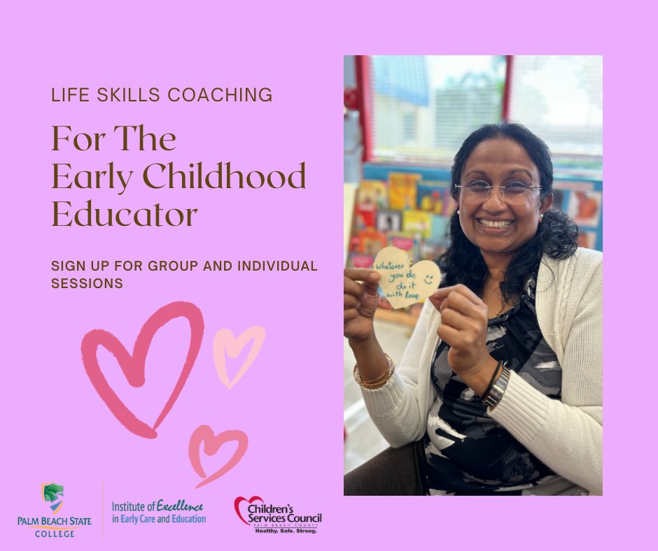 💜 Have you made an appointment with one of our Life Skills Coaches yet? After pouring into your classrooms, it is time to allow someone to pour into you. Schedule a group or one-on-one session today. 💜
#selfcare #lifeskills 

pbsc.edu/ieece/life-ski…