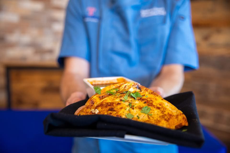 Texas Rangers Golf Club (<a href="/rangersgolfclub/">Texas Rangers Golf Club</a>) at 801 Brown Blvd has their Bo-Rai-Cho Taco in the #SavetheTacos competition. The voting ends on the 30th. For more about the city of Arlington, listen to The Downtown. #EatLocal #SupportLocal #RediscoverYourCity