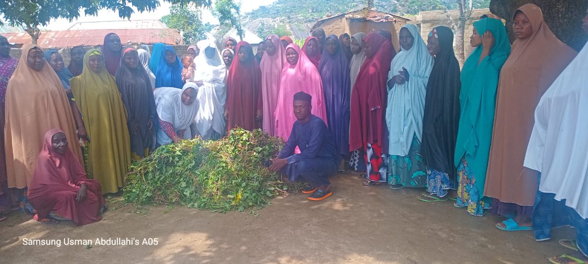 EsomchiF's tweet image. In Kogi Community (Dass LGA, Bauchi State), we trained farmers—mostly women—on good agronomic practices, nutrition &amp;amp; economic opportunities of #OFSP. Vines for planting &amp;amp; roots for households were shared. A step toward stronger nutrition &amp;amp; incomes!  #PropcomPlus