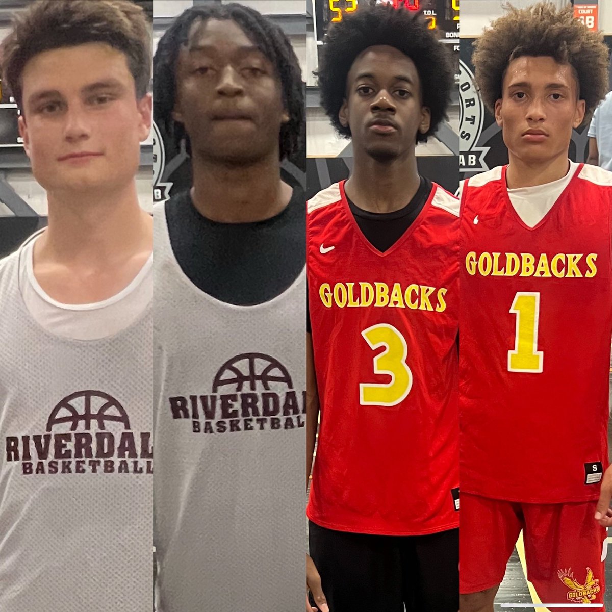 Manhattan Sports 🍂 🏀 High School League 
September 26 ,2025 
**Riverdale Def Newburgh Free Academy 
📸 L-R 
“🔑 Players “ 
Jack Moynahan 6’6 ‘26 Riverdale 
Ryder Rasch 5’10 ‘26  Riverdale 
Jaydan Jordan 6’5 ‘26 Newburgh 
Jaedan Pagan 5’9 ‘27 Newburgh