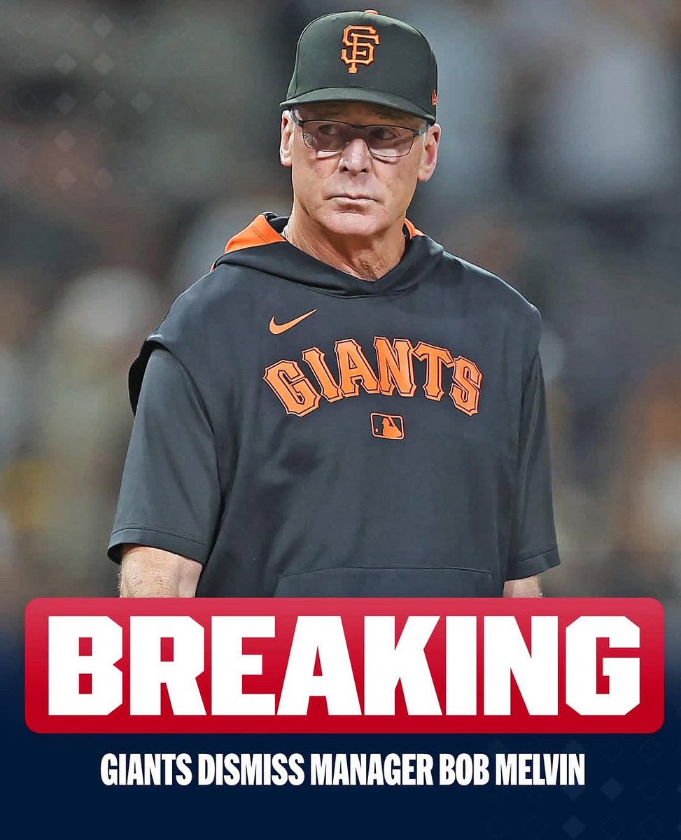 Bob Melvin has been dismissed. We will be recording our season review tonight so look for it on all of your favorite podcast platforms late tonight or tomorrow.