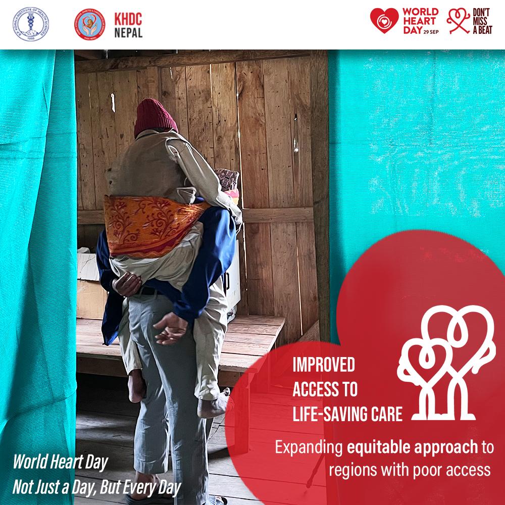 khdc_nepal's tweet photo. Join Hands with KHDC 
In our mission to prevent premature deaths and reduce complications from NCDs

🫀 Each year, Cardiovascular Disease (CVD) claims over 20.5 million lives
Up to 80% of premature CVD deaths are preventable

💓 #DontMissABeat!
🌍 #WorldHeartDay2025 https://t.co/57DJWCdmmb