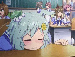 cedaar's tweet image. the one thing i find really funny about umamusume is the way they do the ear expressions makes it really obvious none of the creators have ever interacted with a horse..
real horse ears don’t fold like this, they move on a swivel between upright/forward and pinned/back