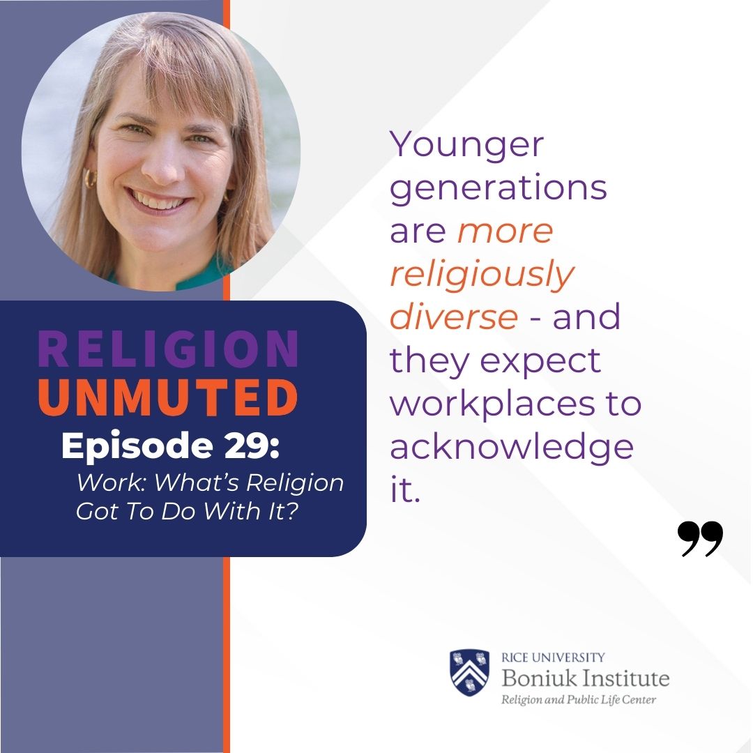 Gen Z is more religiously diverse - and expects workplaces to engage faith.

Hear Denise Daniels on #ReligionUnmuted: youtu.be/k0QFYb1CU0s?si…
