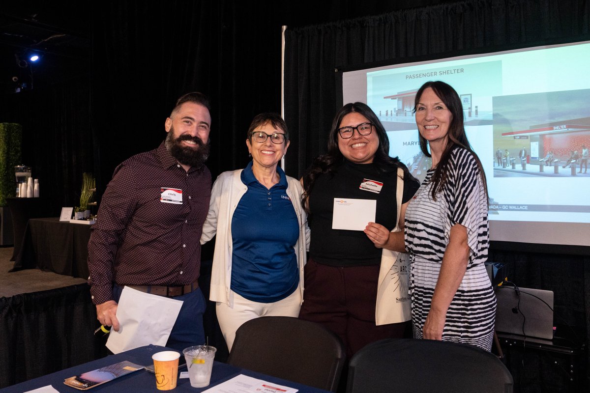 InnovaTech_Eng's tweet image. Innova at the AIA Las Vegas Arc Product Show! ✨
Congratulations to Michelle Tapia, Assoc. AIA, NOMA, GGEP, Project Designer at GRNVision, winner of our $100 gift card raffle! 🎉
#innovatechnologies #structuralengineering #architecture #engineering #construction #aialasvegas