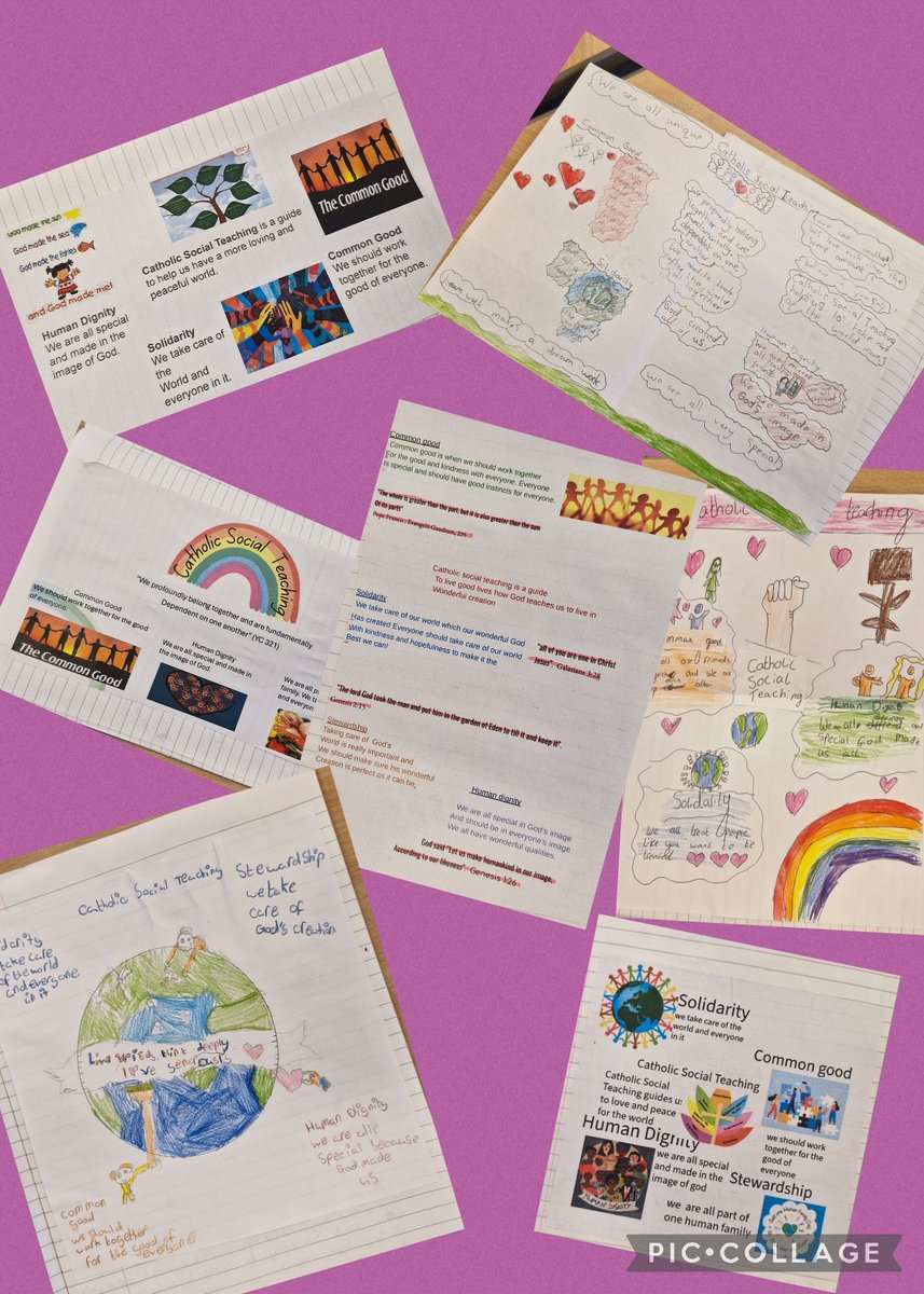 StJoseRC1's tweet photo. Great work from Yr 5/6 today to demonstrate their understanding of Catholic Social Teaching #ethicalinformed @CardiffCatholic @BishopHedleyRC @TredegarCouncil @WG_Education https://t.co/8WbwsDfjzO