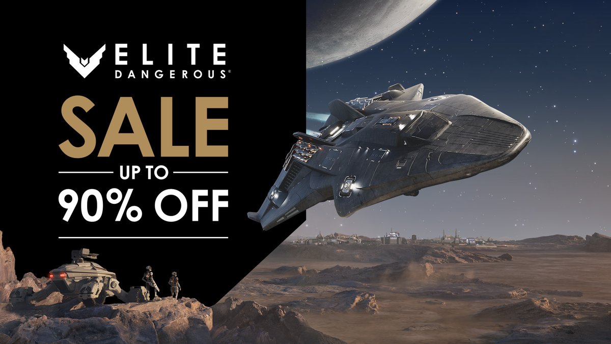 EliteDangerous's tweet image. The Steam Autumn sale is now live! Save up to 90% on Elite Dangerous for a limited time only.
fron.dev/7022