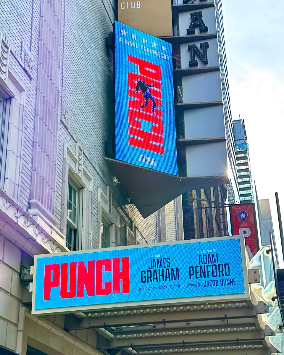 ConcordShows's tweet image. The remarkable true-life account Punch – by Concord Theatricals author James Graham – opens on Broadway tonight. Sending our very best to the cast, crew and creatives at the Samuel J. Friedman Theatre (@mtc_nyc)! More at manhattantheatreclub.com/shows/2025-26-…. 👏 #PunchBroadway