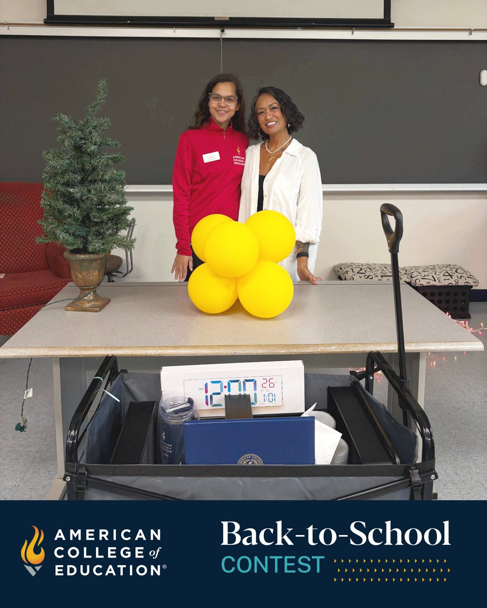 ACEedu's tweet image. At ACE, community means everything. 🤝 

This back-to-school season, our team has been visiting schools nationwide to thank #ACEAlumni educators for the difference they make. 

Marlena Wiley, ACE partner engagement administrator, recently visited Patricia Brooks at Crestwood…