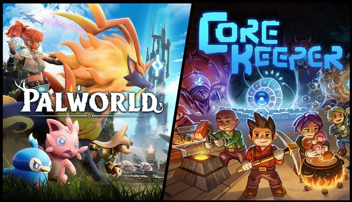 CoreKeeperGame's tweet image. Do you like magical worlds filled with mysterious creatures? Then you&apos;ll love the #CoreKeeper and #Palworld bundle! Get 10% off of both games (on top of any #SteamAutumnSale discounts) when bought together or a discount on one if you already own the other! Find out more here:…