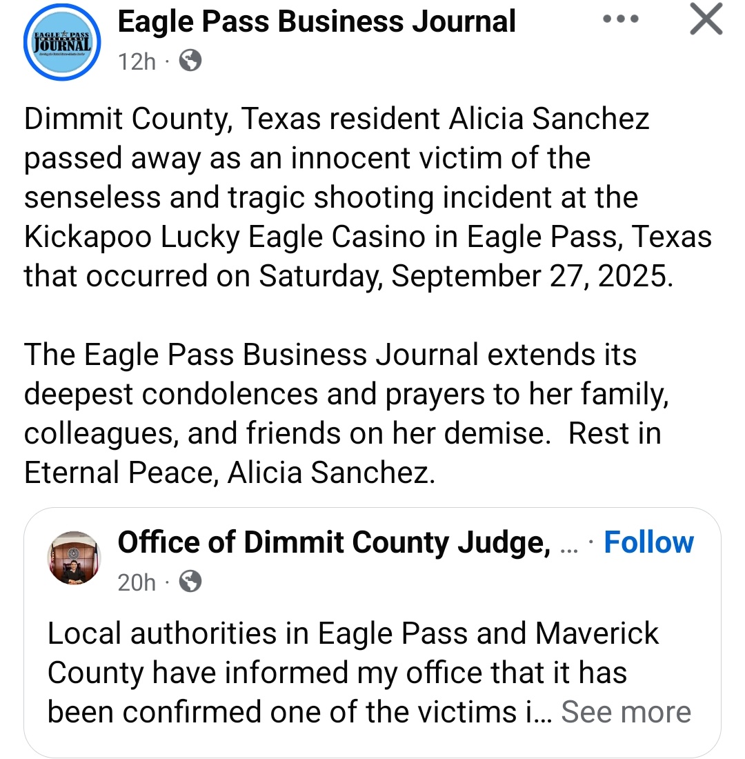 truthcrimefan's tweet image. 4/

Victims:Marcus “Mark” Antley, 🕯 
(Below)

Alicia Sanchez, 🕯 
(Not pictured)

At least 5 others critically injured. 
facebook.com/share/1GWYcbUx…

#LuckyEagleCasino 
#Kickapoo #tribal