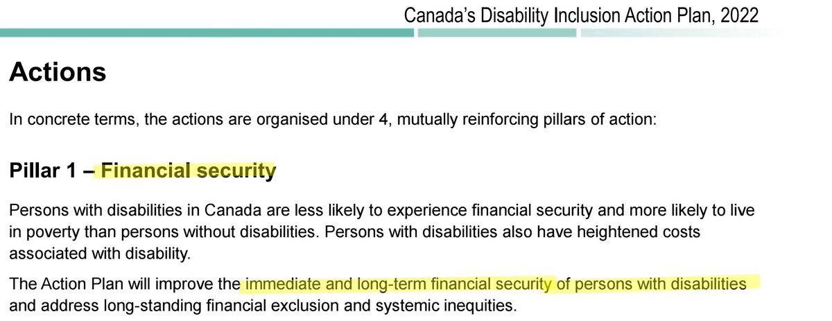 srollin's tweet photo. @PierrePoilievre Unfortunately when #cdnpoli talks about #poverty in #Canada "#Canadians" suddenly gets replaced with "#middleclass" &amp; "#workers" leaving those such as Persons With Disabilities (#PWD) without the "financial security" promises &amp; obligations being fulfilled.
#FixTheCDB #DIAP #CRPD https://t.co/AyTszpsIoP