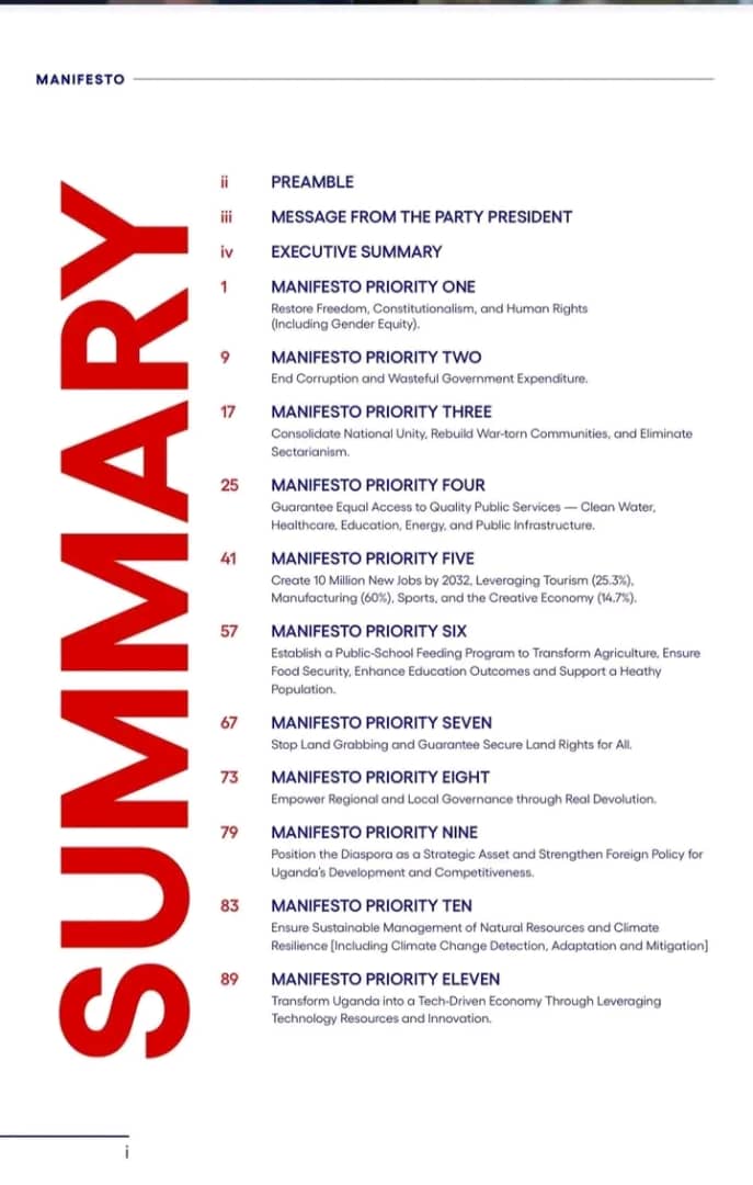 The Manifesto  is something  that has really  been  essential  and blessed  by the of Jinja