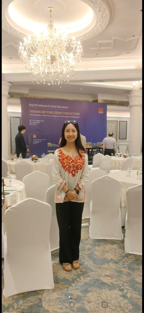 sipping_the_tea's tweet image. Attended the report launch by @CSDR_India on the three decades of #IndiaTaiwan relations. 

Grateful to Prof @HappymonJacob and the organisation of @CSDR_India for this insightful panel discussion. 
@TWIndia2

#CriticalTech #GeoTech #IndoPacific #IndiaTaiwan #SouthAsia