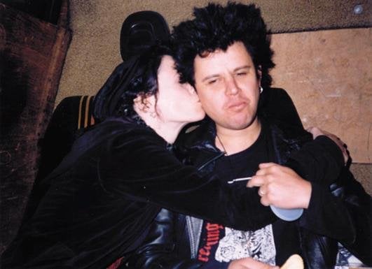 Thirty-five years today married to that there monkey Tony McKormack. Love you to bits, mucker! 🫶🖤🍾