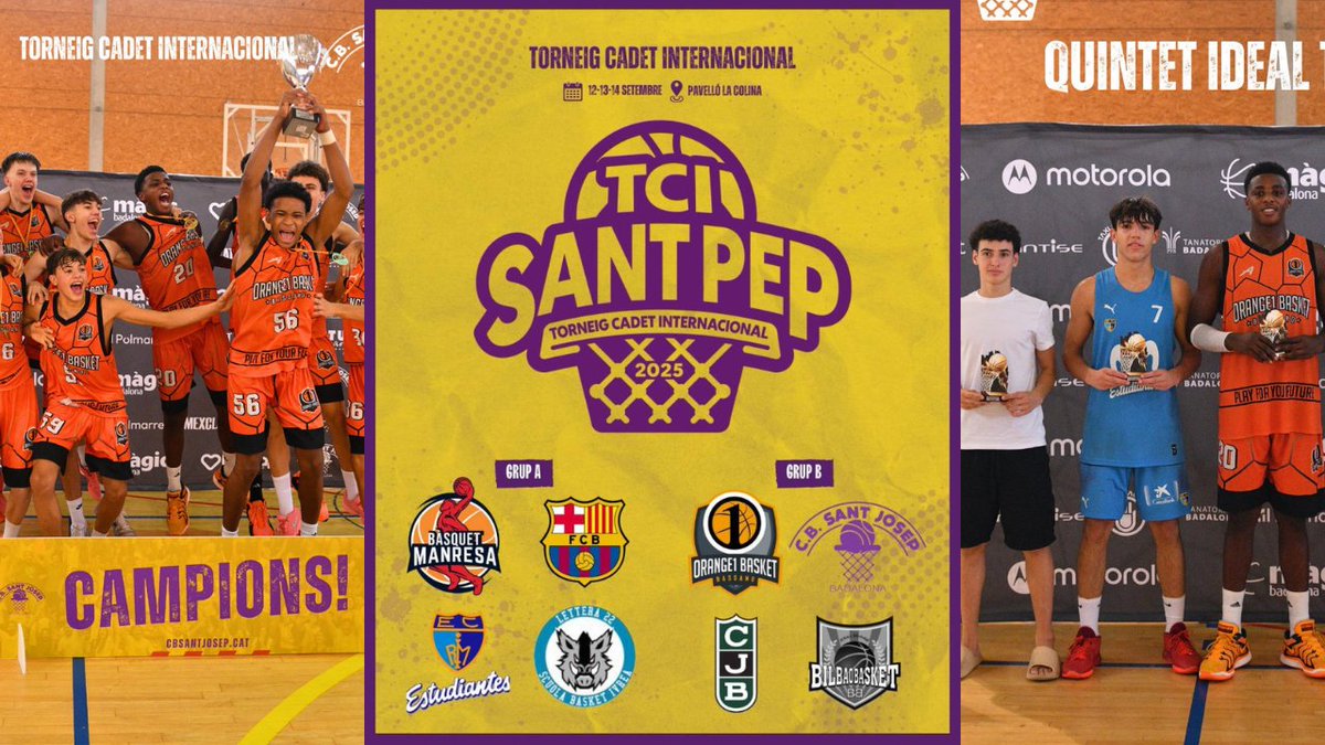 Fa uns dies vam ser al Torneig Internacional Cadet del <a href="/CBSantJosep/">C.B. Sant Josep</a> 🎥

Bàsquet de molt nivell, futurs cracks i un ambient espectacular a Badalona 🔥

 Ja tens el vlog al YouTube!

👉youtube.com/watch?v=o7dcEh…