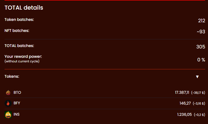 🎺Day 4/5 Recap!

🔥17,387 $BTO burned!

🚀The boost is ON: for 5 days straight, $BTO gets powered with 3 $EGLD daily in <a href="/BurnifyApp/">Burnify</a>!

💭How much $BTO can we burn⁉️

👉Day 5/5 is live — let’s burn!

<a href="/PulsarMvX/">Pulsar MVX</a> send 0.1 BFY to 100 reactions