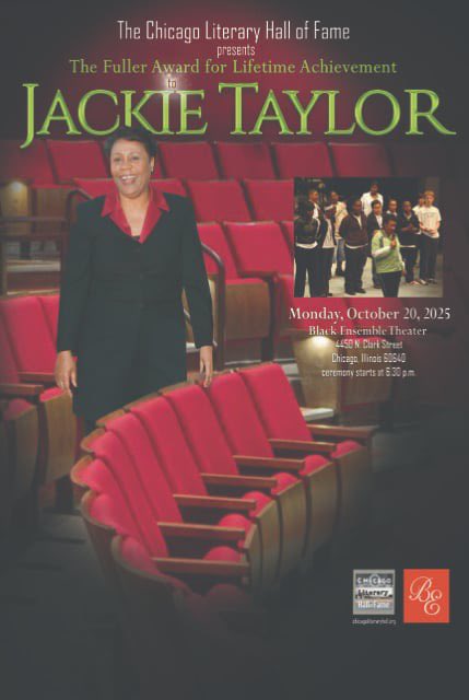 Amy Danzer (@amydanzer) on Twitter photo 10/20 at the <a href="/blackensemble/">BlackEnsembleTheater</a>, the <a href="/ChicagoLitHoF/">Chicago Literary HoF</a> will present Jackie Taylor - author of more than 100 plays and musical bios, thousands of poems, a screenplay, & two books - w/this year’s Fuller Award for her lifetime achievements. 
eventbrite.com/e/2025-fuller-… 10/20 at the <a href="/blackensemble/">BlackEnsembleTheater</a>, the <a href="/ChicagoLitHoF/">Chicago Literary HoF</a> will present Jackie Taylor - author of more than 100 plays and musical bios, thousands of poems, a screenplay, & two books - w/this year’s Fuller Award for her lifetime achievements. 
eventbrite.com/e/2025-fuller-…