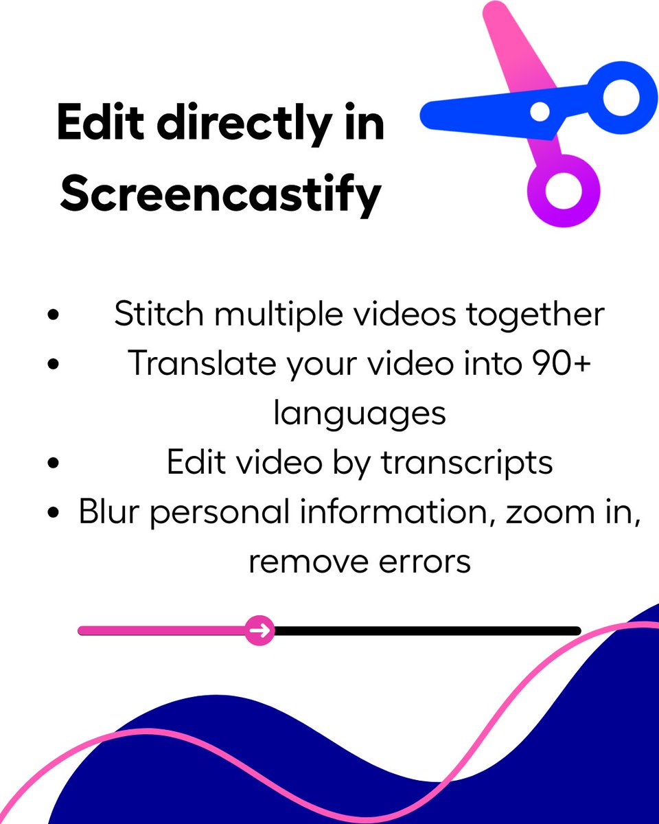 Screencastify's tweet image. 🎬 Editing made easy! With Castify Edit, trim, merge, and polish your videos—all inside Screencastify. No extra tools needed. 

✨ Create. Edit. Share. All in one place. screencastify.com

#Screencastify #Castify #Edit #Easy #Video