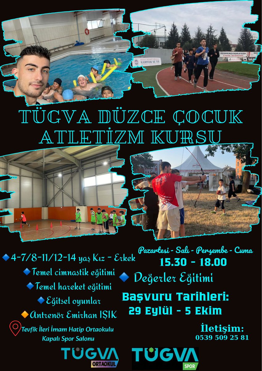 Heyecanla beklenen an geldi! 🚀 

Vakıf Okulu ’25 başlıyor! 🥳

🤝 Yeni arkadaşlıklar
📚 Dopdolu eğitimler
🎉 Rengârenk etkinlikler seni bekliyor!

Vakıf okulumuz ve atletizm kursumuz için geç kalmayın …🏃🏻‍➡️🏃‍➡️🏃‍➡️🏃‍➡️
Başvuru linki⬇️
forms.gle/PkhHMPRFKSS5LC…
