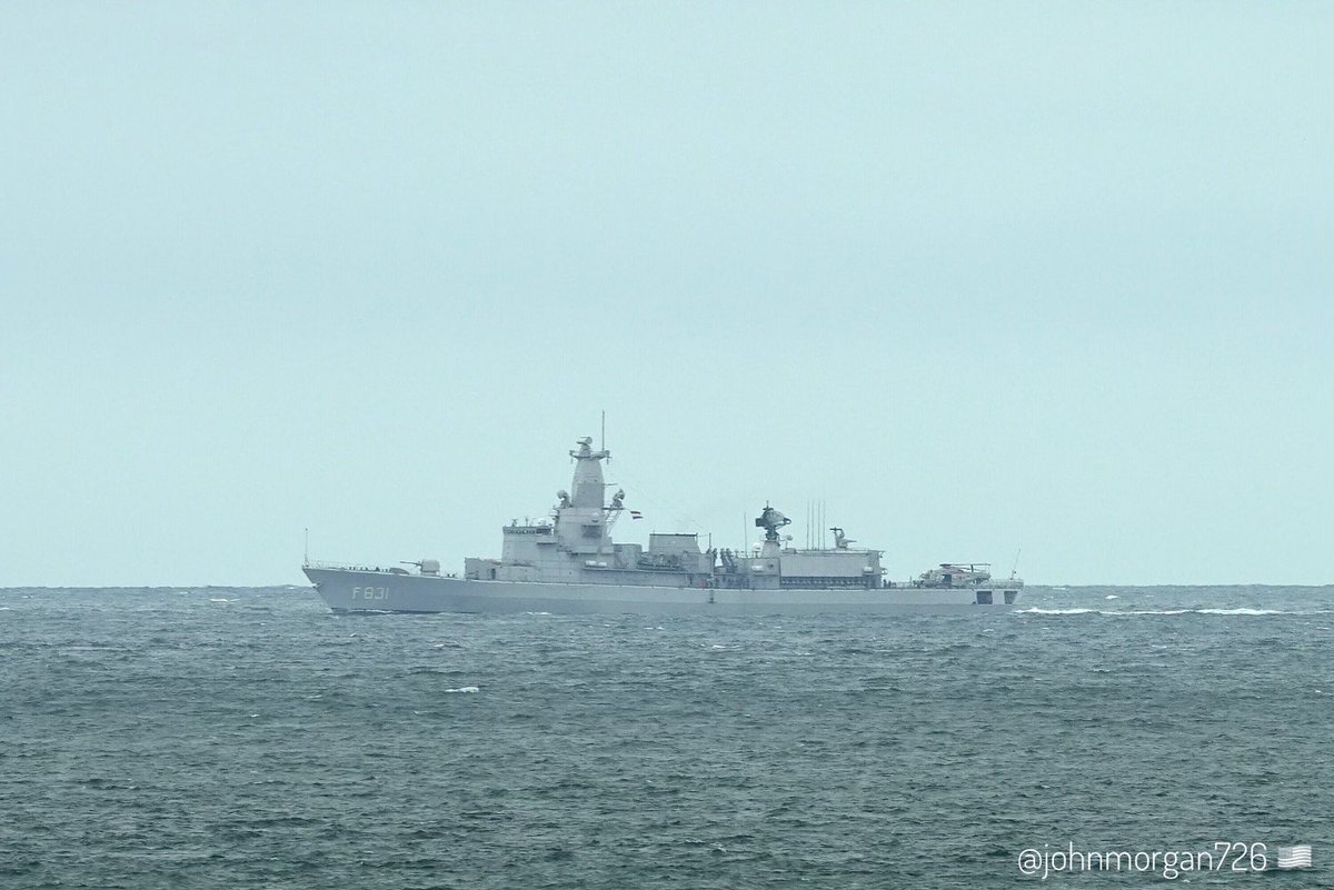 WarshipCam's tweet photo. Royal Netherlands Navy Karel Doorman-class frigate HNLMS Van Amstel (F831) coming into Norfolk, Virginia - September 29, 2025

SRC: TW-@johnmorgan726 https://t.co/xycnPNbrr4