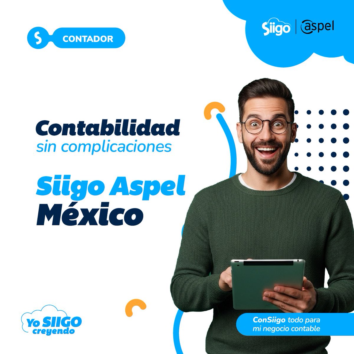 SiigoAspel's tweet image. ¿Tu #pyme aún lleva la contabilidad manual?
Con el software contable de Siigo #AspelCOI, automatiza y cumple con el SAT.
👉 siigo.com/mx/software-co…