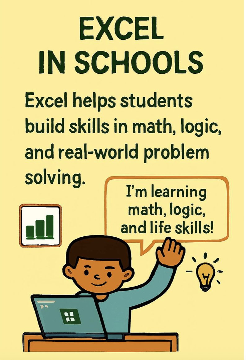 olamfe's tweet image. Day 28: ML + Mission Impact 

🌍 Excel powers AI models AND NGO dashboards. 

Smarter sheets. Bigger change. 

#ExcelAt40 #MLinExcel #ExcelForGood #SocialImpact