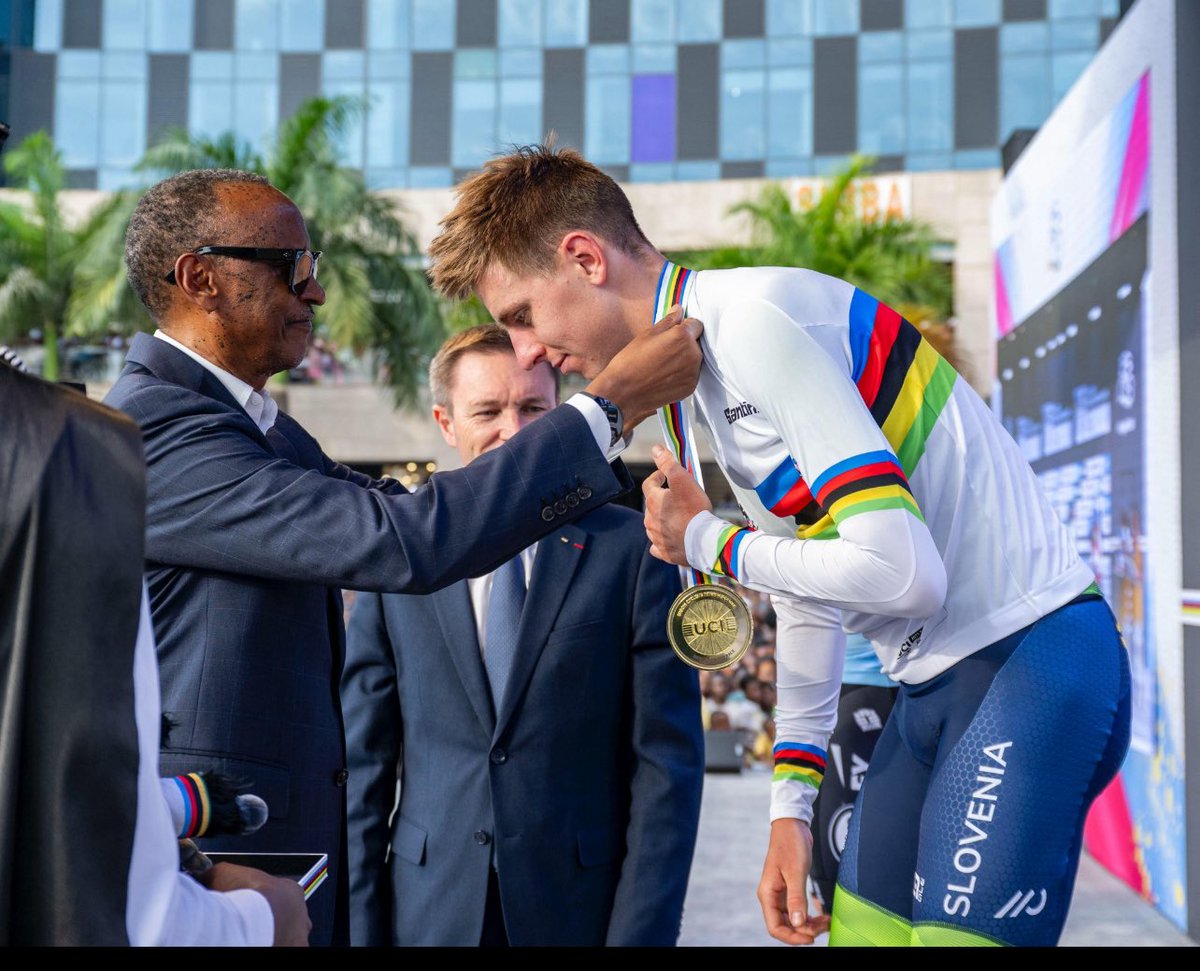 Vanessa Gashumba (@gashumbavanessa) on Twitter photo An unforgettable week at the UCI 2025 Road World Championship, 🚴♂️History was made on Rwandan soil 🇷🇼 the first time ever in Africa.Endless gratitude to our President, H.E. Paul Kagame for his visionary leadership 
#UCI2025 #VisitRwanda An unforgettable week at the UCI 2025 Road World Championship, 🚴♂️History was made on Rwandan soil 🇷🇼 the first time ever in Africa.Endless gratitude to our President, H.E. Paul Kagame for his visionary leadership 
#UCI2025 #VisitRwanda