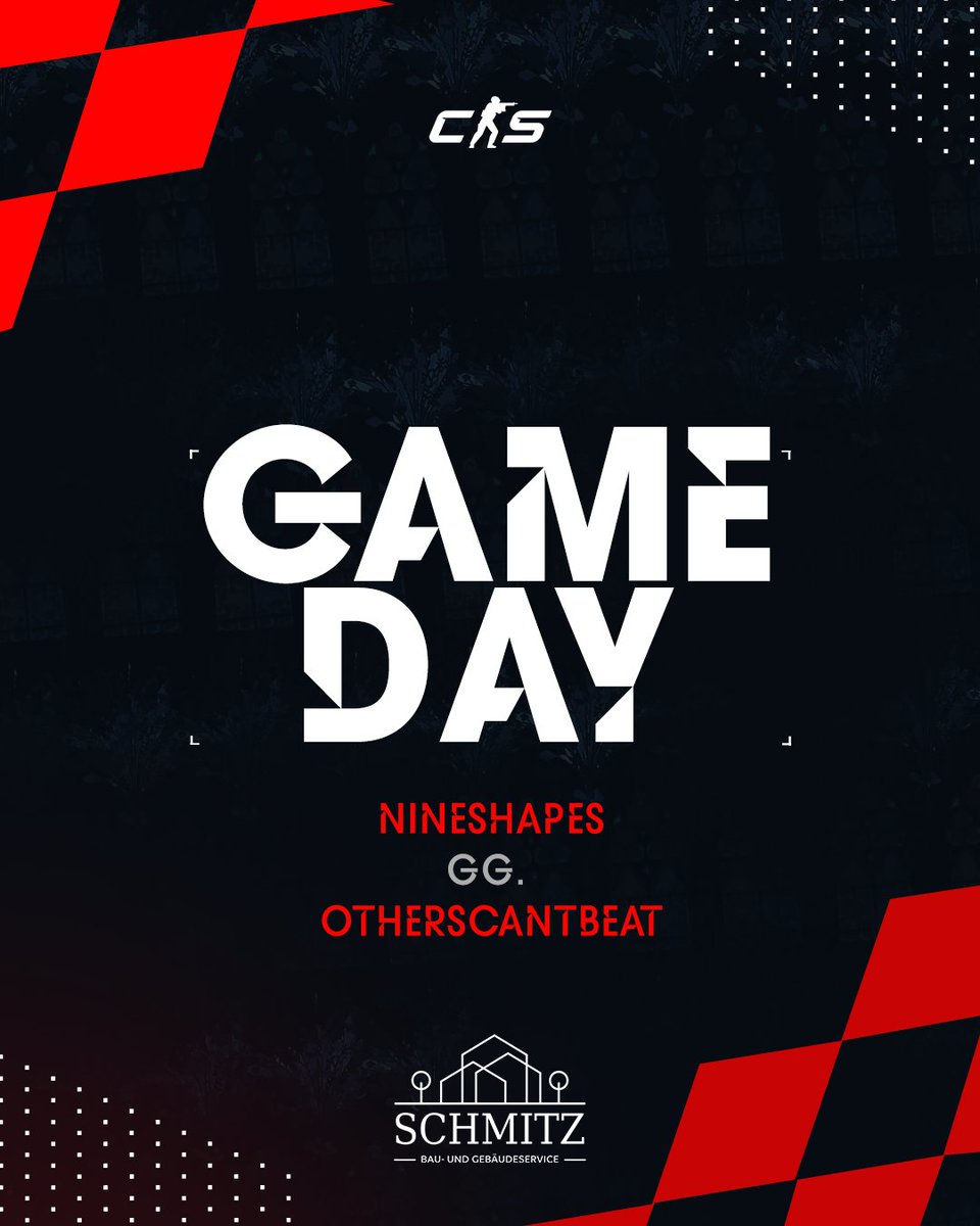 nineshapes (@nineshapesgg) on Twitter photo #MATCHDAY / #CS2
Heute muss der Sieg her – alles andere zählt nicht!
🆚I <a href="/OTHERSCANTBEAT/">OTHERSCANTBEAT</a>
⏰I 20:00 CEST
📺I twitch.tv/ReboundLive
#9SWIN #MATCHDAY / #CS2
Heute muss der Sieg her – alles andere zählt nicht!
🆚I <a href="/OTHERSCANTBEAT/">OTHERSCANTBEAT</a>
⏰I 20:00 CEST
📺I twitch.tv/ReboundLive
#9SWIN