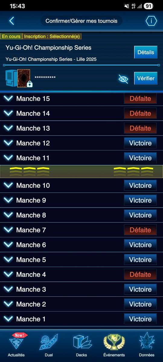 Milou_YGO's tweet photo. Retour YCS Lille 2025 💥

À l’issue du #YCSLille2025 je bubble le top en finissant 86ème à l’issue des 15 rounds. Je perds les 3 dernières rounds. 😑

Très content du résultat. Le pari du deck est réussi 💫

Merci aux frérots de la @TeamSideOutTCG pour le soutient https://t.co/tSubcrC9BY