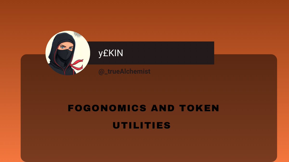 _trueAlchemist's tweet photo. The Fogo token can be more than just another crypto coin.

Since @FogoChain is about speed, smooth experience, and real-time trading, its token should reflect that.

Here are some ways the token could be useful 

🧵 https://t.co/xT3EqiraiI